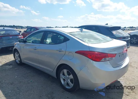 2012 Hyundai Elantra Gls (Ulsan Plant) from USA, damaged, VIN KMHDH4AE2CU199606
